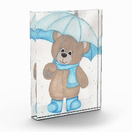 Rainy Daze Teddy Bear Fotoblokken