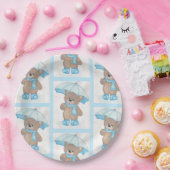 Rainy Daze Teddy Bear Papieren Bordje (Feest)