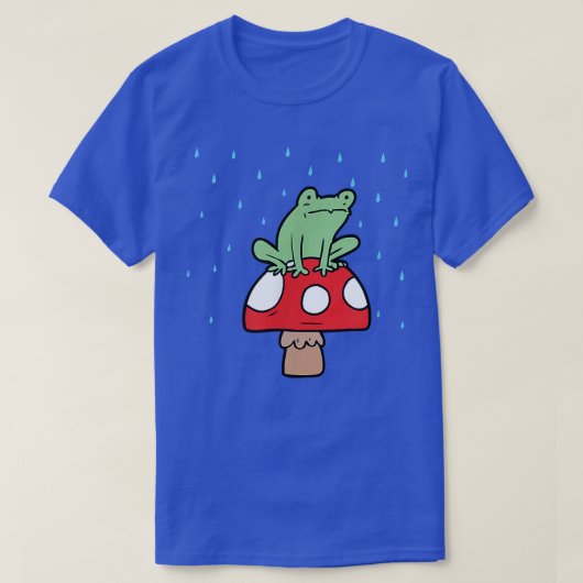 Rainy FrogToadstoolCotvoordcoreGoblincoreFairy T-shirt (Design voorkant)