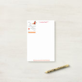 "Rainy Golf Day" Post-it® Notes (Op bureau)