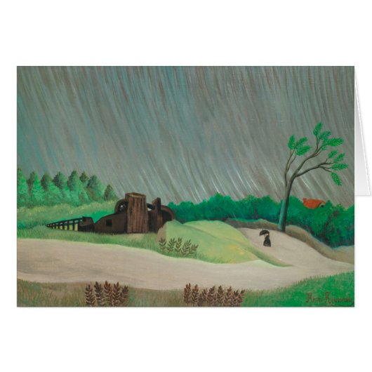 Rainy Morning Henri Rousseau,  Kunst (Voorkant Horizontaal)
