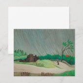 Rainy Morning Henri Rousseau, Kunst (Voorkant / Achterkant)