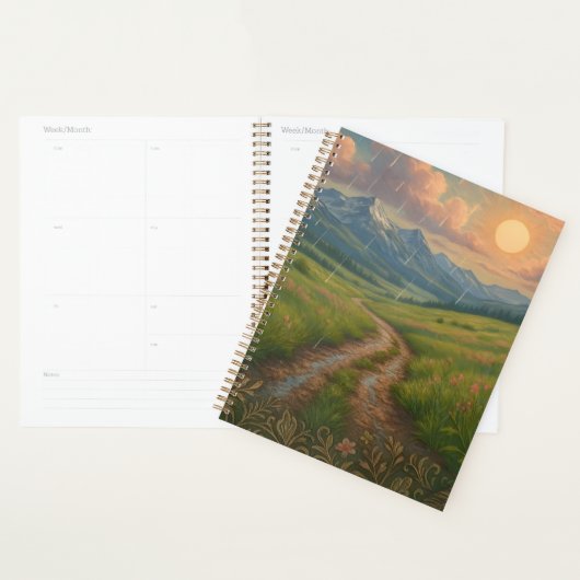 Rainy Mountain Morning Planner (Display)
