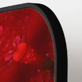 Rainy Red Dianthus 5 Pickleball Paddle (Links Detail)