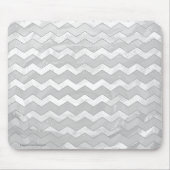 Rainy Sky Gray Chevron Pattern Muismat (Voorkant)