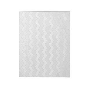 Rainy Sky Gray Chevron Pattern Notitieblok
