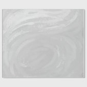 Rainy Sky Gray Swirl Cadeaupapier (Vlak)