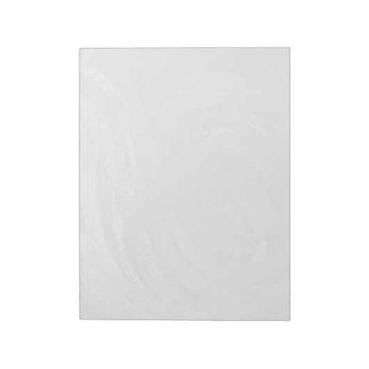 Rainy Sky Gray Swirl Notitieblok (Gedraaid)