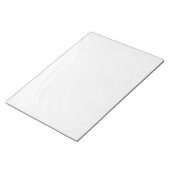 Rainy Sky Gray Swirl Notitieblok (Schuin)