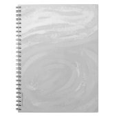 Rainy Sky Gray Swirl Notitieboek (Voorkant)