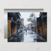 Rainy Streets uit Vietnam Briefkaart (Voorkant / Achterkant)