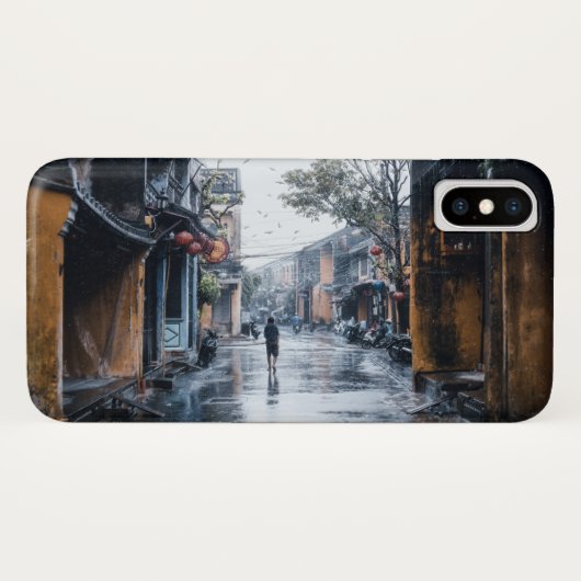 Rainy Streets uit Vietnam Case-Mate iPhone Case (Achterkant (horizontaal))