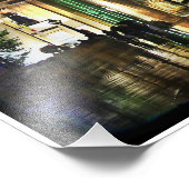 Rainy Trafalgar Square Foto Afdruk (Hoek)