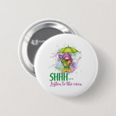 Rainy Weather Gnome Ronde Button 5,7 Cm (Voorkant /achterkant)