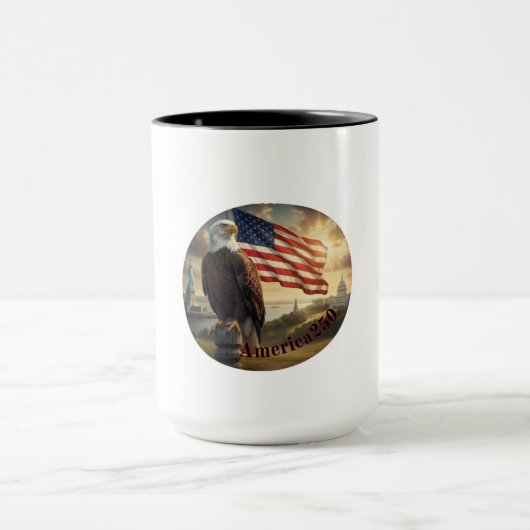 Raise a Mug to 250 Years of Liberty. Mok (Midden)