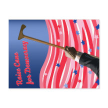 Raise Cane Democracy Briefkaart