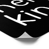 Raise Them Kind, Insrational, Motivational Quotes  Poster (Hoek)