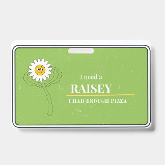 Raisey badge
