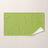 Raisin blanc vert printemps saison couleur solide (Serviette à main)