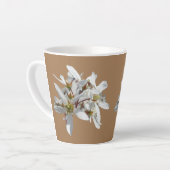 Raisin Blossom Cust. Mug en latte Brown (Angle gauche)