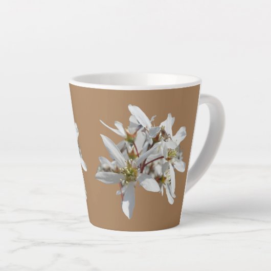 Raisin Blossom Cust. Mug en latte Brown (Angle droit)