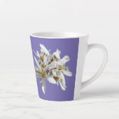 Raisin Blossom Cust. Mug en latte violette (Droite)
