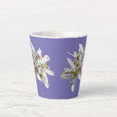Raisin Blossom Cust. Mug en latte violette (Devant)