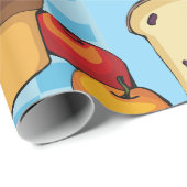 Raisin Bread Loaf and Red Apples Cadeaupapier (Rol Hoek)