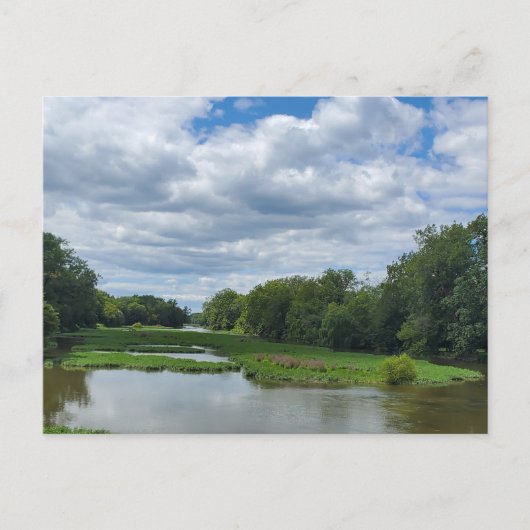 Raisin River, Monroe, Michigan Briefkaart (Voorkant)