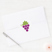 Raisin rouge fruit Autocollant (Enveloppe)