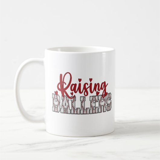 Raising Ballers Baseball Mug (Gauche)