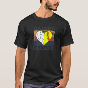 Raising Ballers citaat voor een vader of moeder va T-shirt