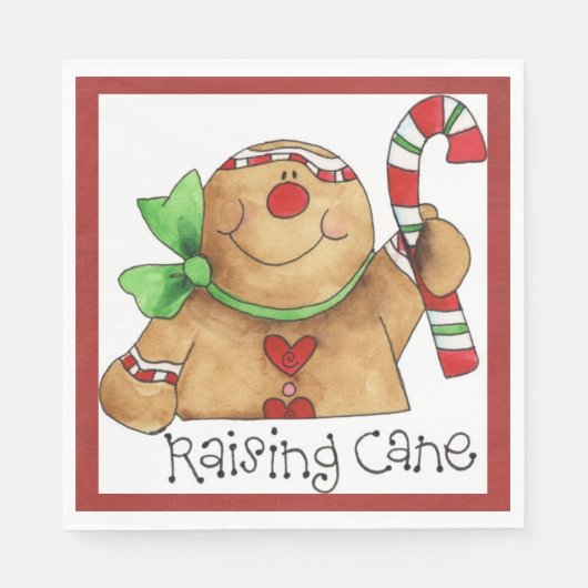 Raising Cane Gingerbread Man Servet (Voorkant)