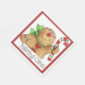 Raising Cane Gingerbread Man Servet (Hoek)