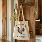 Raising Chickens Funny Homestead Boerderij Tote Bag