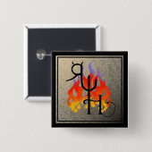 Raising Hell Button (Voorkant /achterkant)