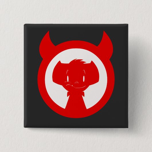 Raising Hell: Keith Logo Vierkante Button 5,1 Cm (Voorkant)