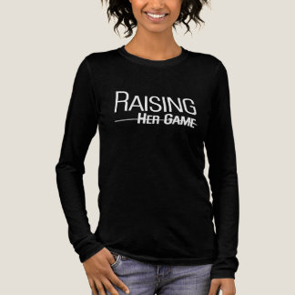 Raising Her Game Titel IX zwart Tri-Blend Shirt