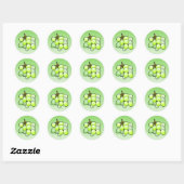 Raisins - Autocollant Rond Classique (Feuille)