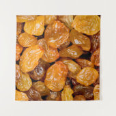 Raisins close up photo texture background. wandkleed (Voorkant (horizontaal))