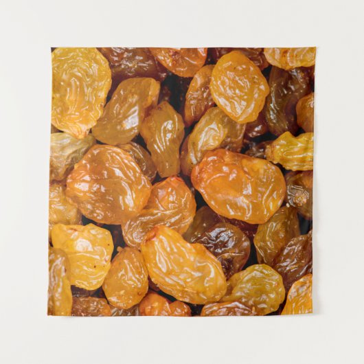 Raisins close up photo texture background. wandkleed (Voorkant)