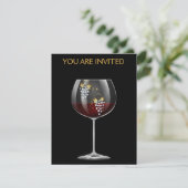 Raisins de diamant - Invitation Verre Classé (Debout devant)