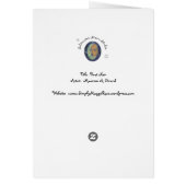 Raisins de pinot noir Greeing la carte par Maureen (Dos)