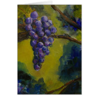 Raisins de pinot noir Greeing la carte par Maureen