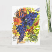 Raisins De Vin Plutôt Amusants Merci Cartes (Devant)