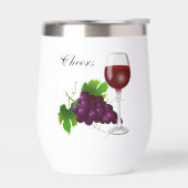 Raisins et Verre à vin Personnalisé (Gauche)