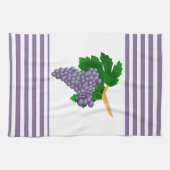 Raisins pourpres avec stries Serviette de cuisine (Horizontal)