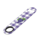 Raisins sur Plaid violet blanc (Devant angulaire)