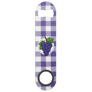 Raisins sur Plaid violet blanc