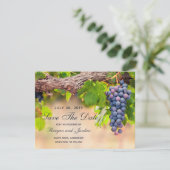 Raisins sur vignes Enregistrer la carte Date (Debout devant)